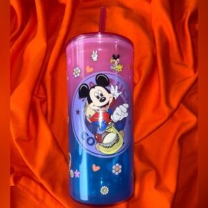Mickey Mouse Blue & Pink 21oz Acrylic Tumbler